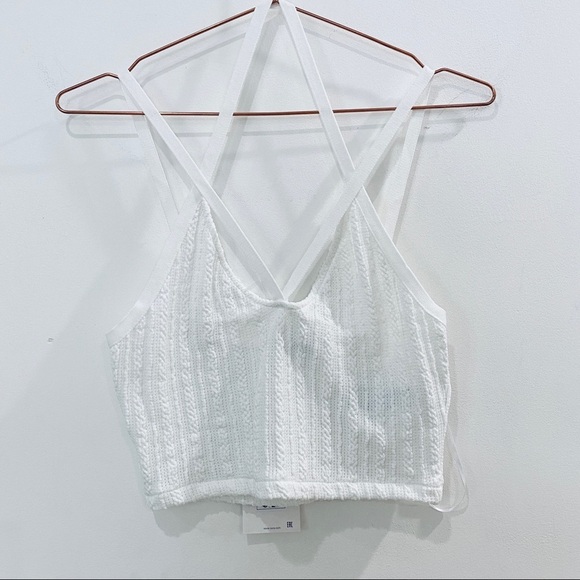 NEW Zara white crop top - Picture 7 of 8